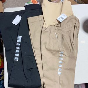 Lot of 2 Motherhood Maternity Dress Pants NWT